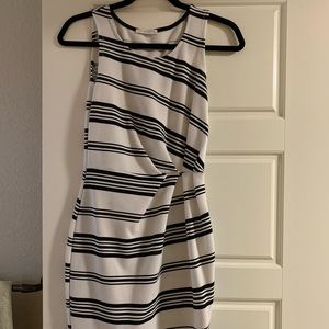 Black and white dress